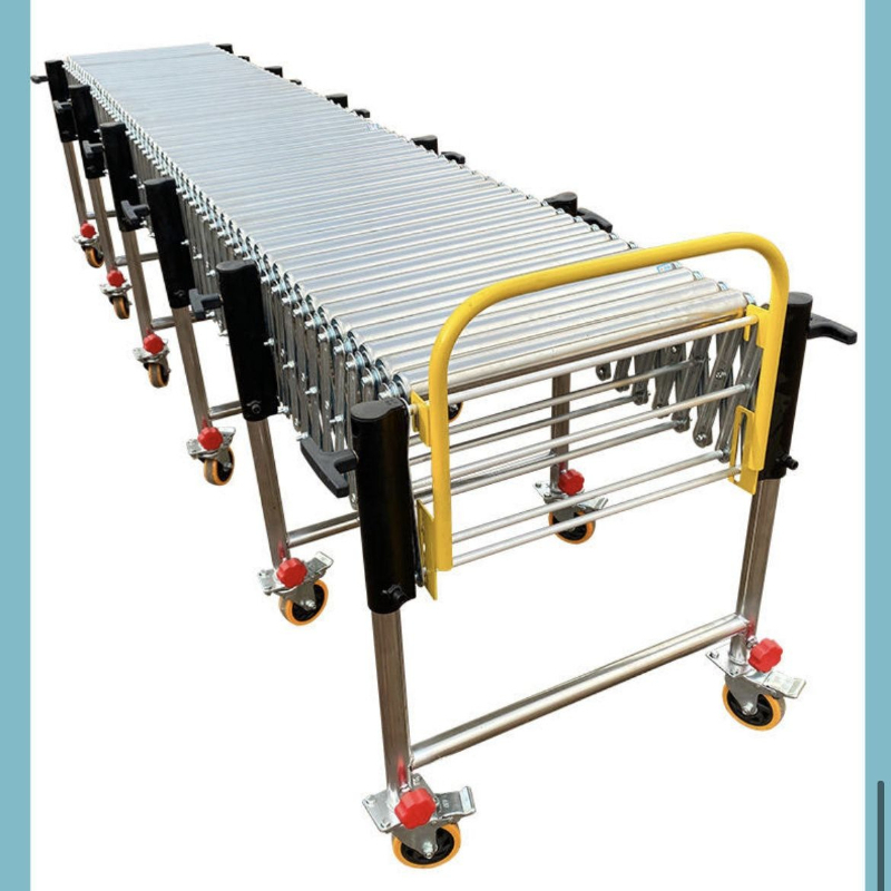 Power Tools Logistics - Nastro trasportatore telescopico motorizzato per linea