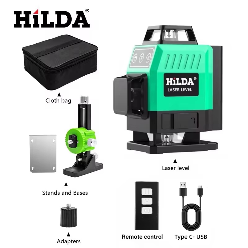 Power Tools Green - Livella Laser Verde Super Potente HILDA