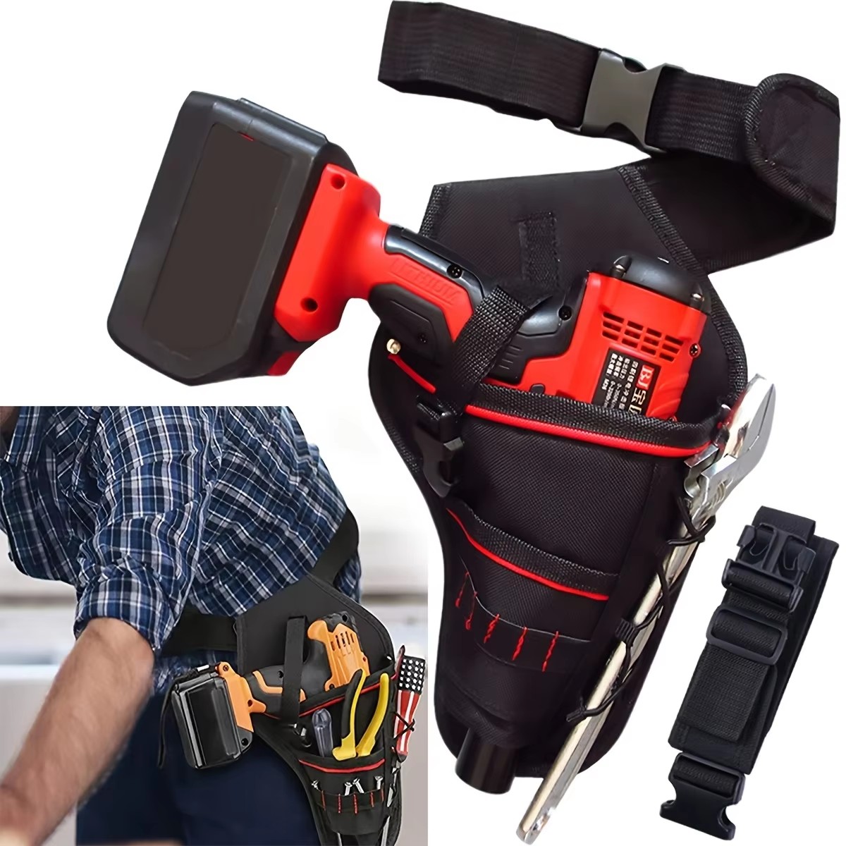 Bag Power Tools - Borsa Porta Attrezzi da Cintura per