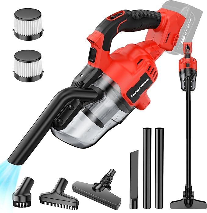Vacuum Cleaner Power Tools - Aspirapolvere Elettrico Senza Fili 16000pa, Ricaricabile,