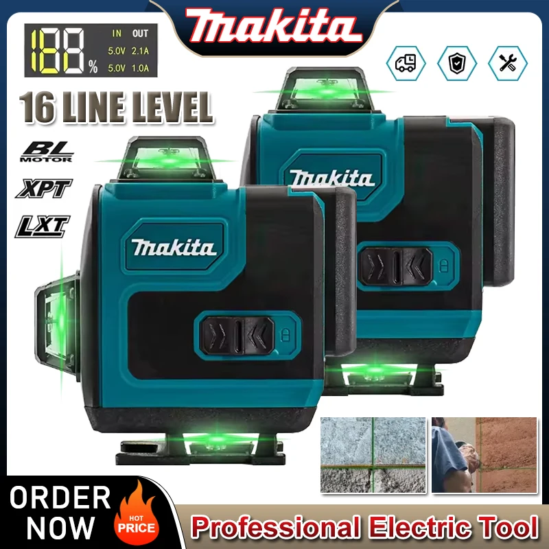 Power Tools Green - Livella Laser Verde Makita a 16