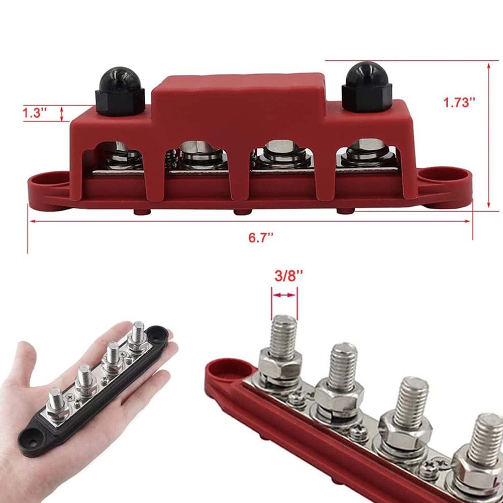 Morsettiera busbar nera e ross - Power Tools Distributor recensione e prezzo
