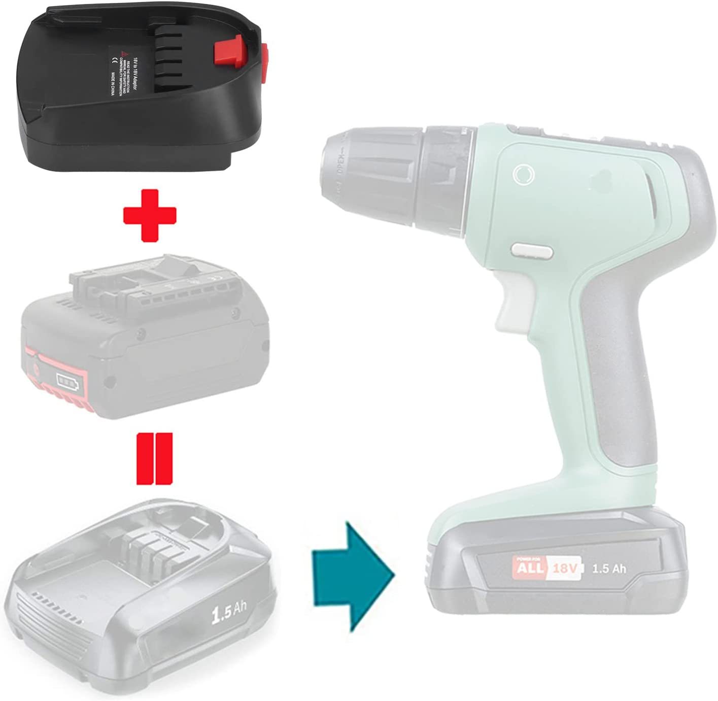 Adattatore batteria da utilizz - Power Tools Green recensione e prezzo