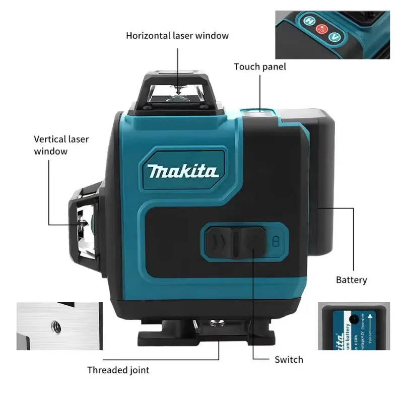 Livella Laser Verde Makita a 1 - Power Tools Green recensione e prezzo
